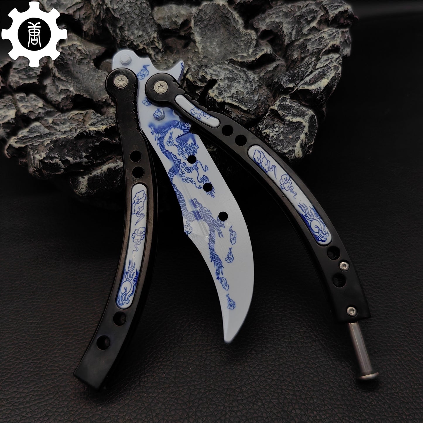 Game Butterfly Knife Azure Dragon Balisong Trainer
