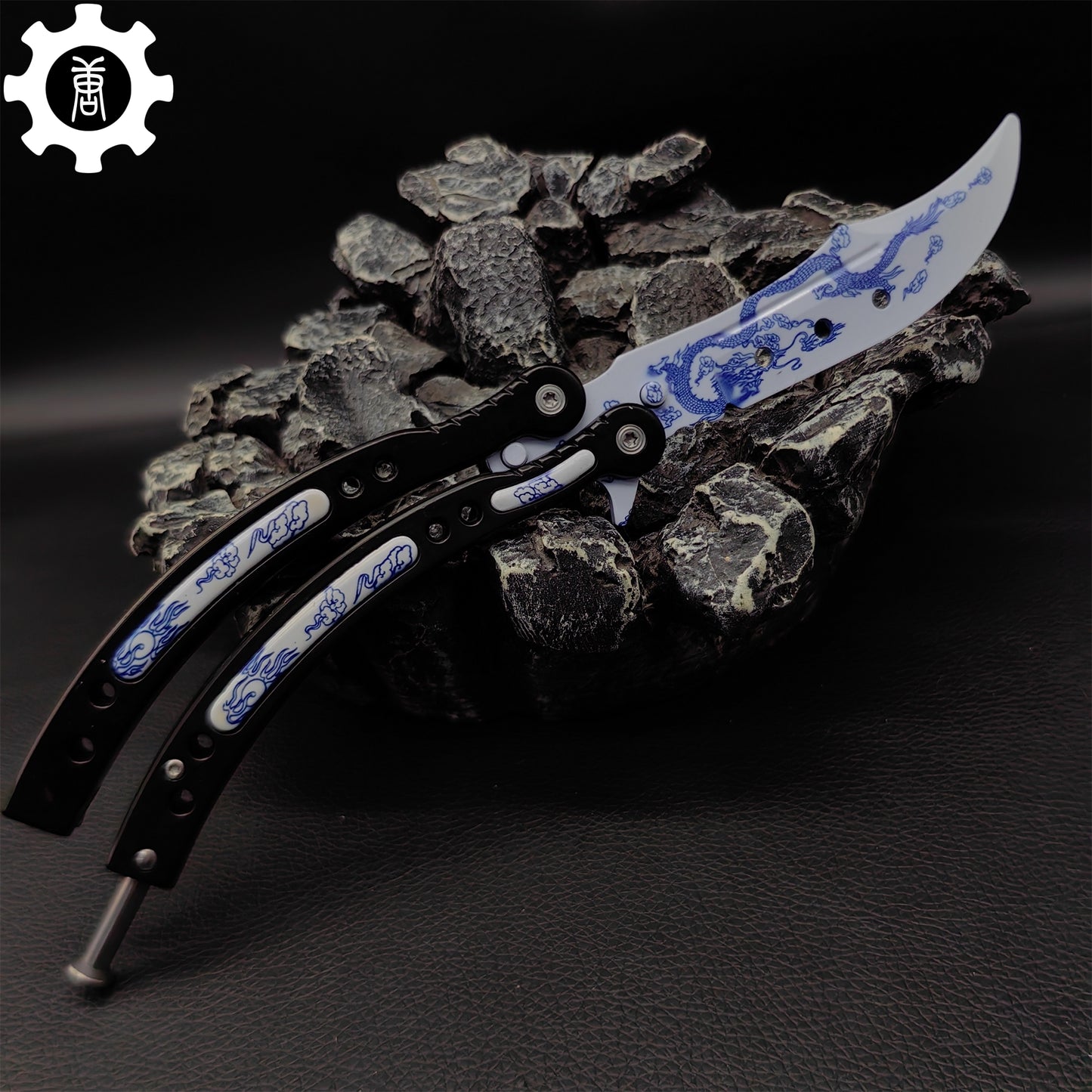 Game Butterfly Knife Azure Dragon Balisong Trainer