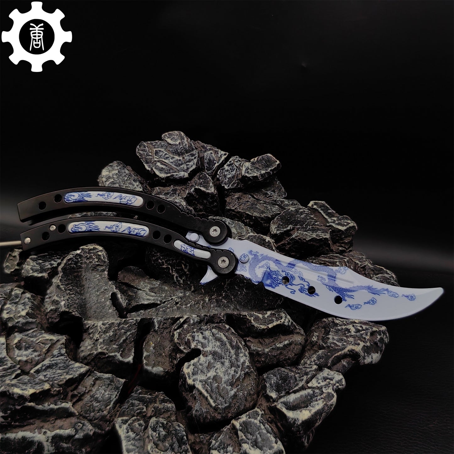 Game Butterfly Knife Azure Dragon Balisong Trainer