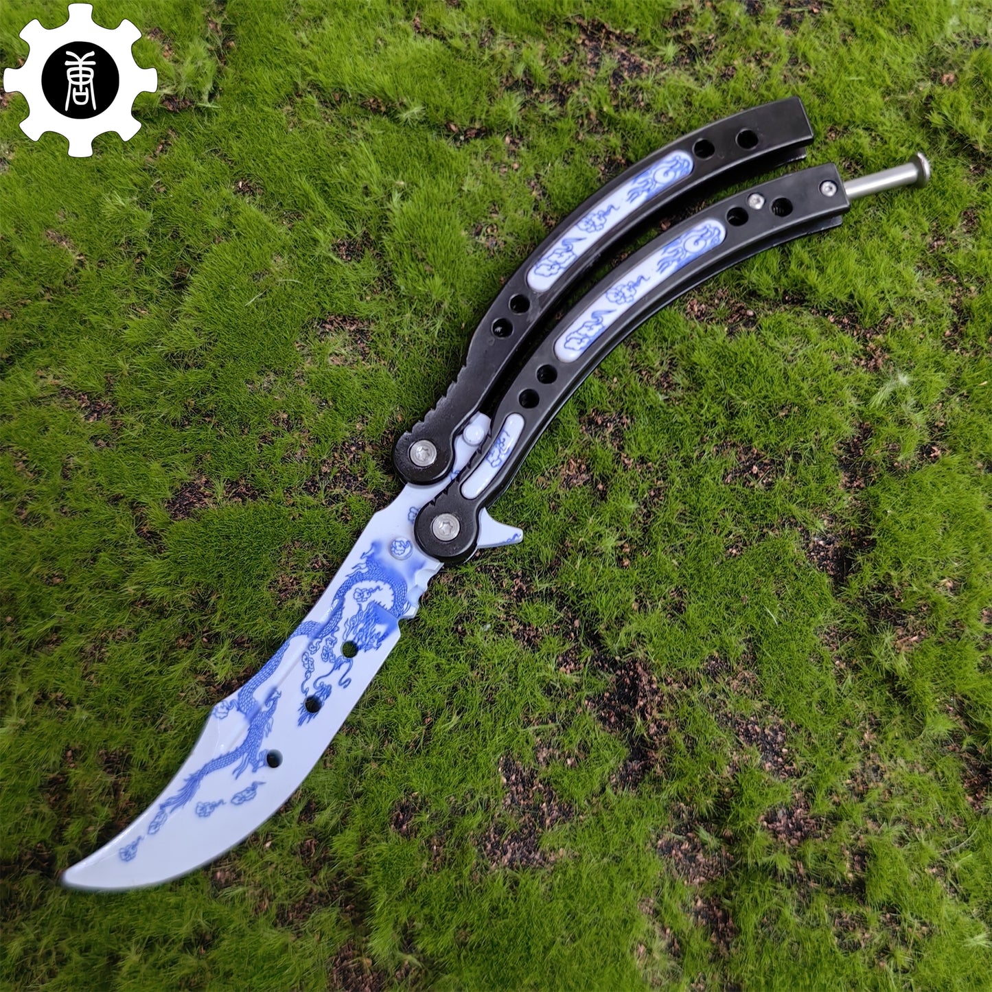 Game Butterfly Knife Azure Dragon Balisong Trainer