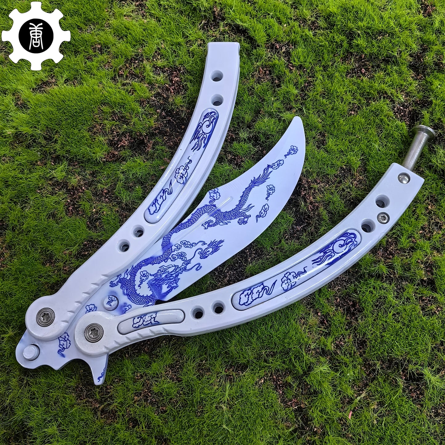 Game Butterfly Knife Azure Dragon Balisong
