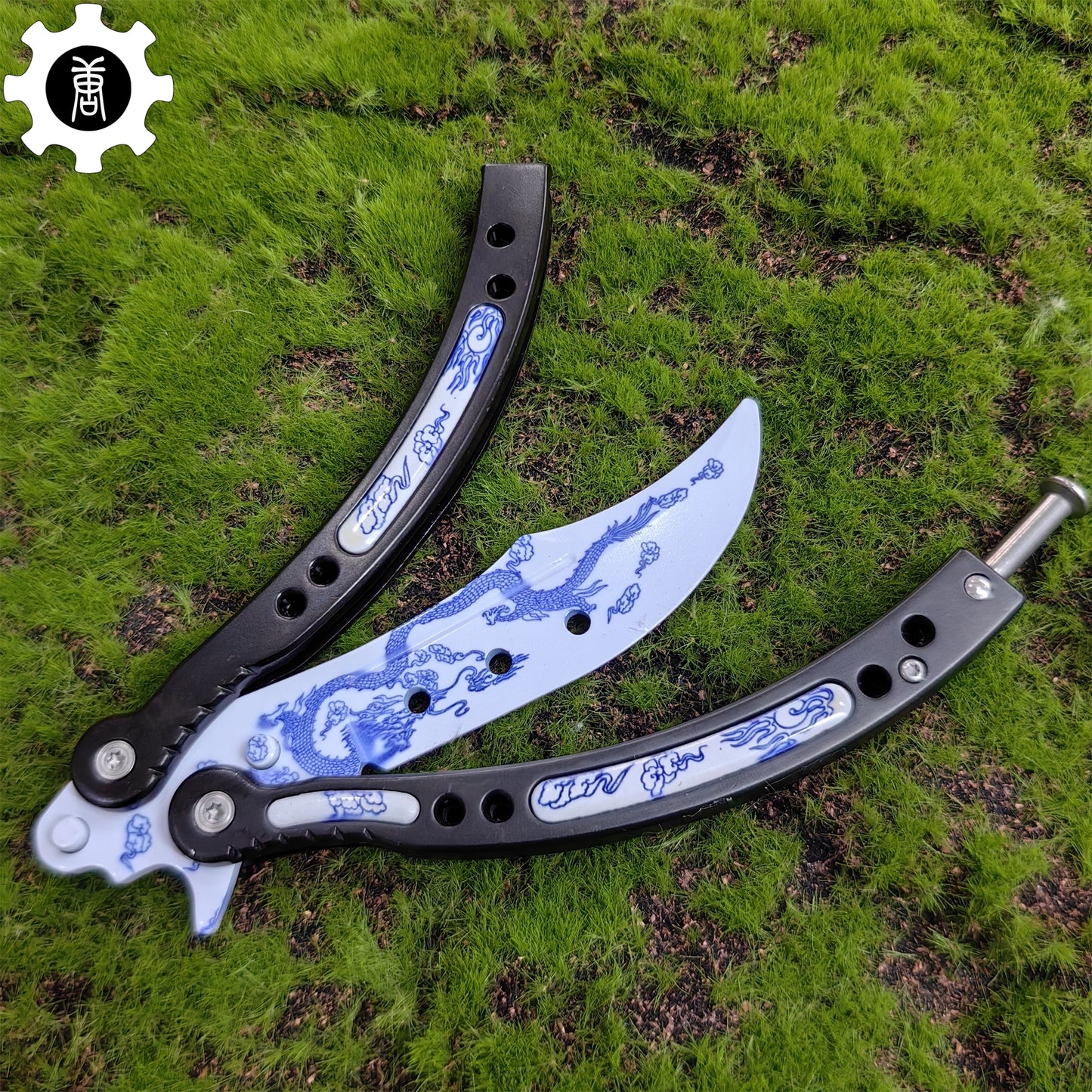 Game Butterfly Knife Azure Dragon Balisong Trainer