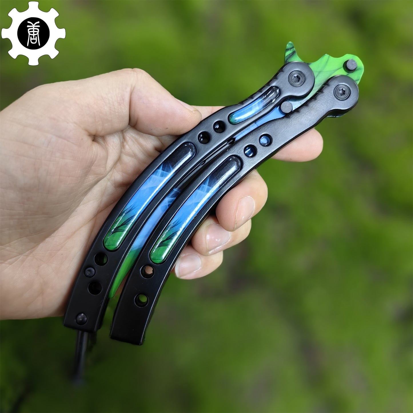 Gamma Doppler Phase 4 Balisong Game Butterfly Knife