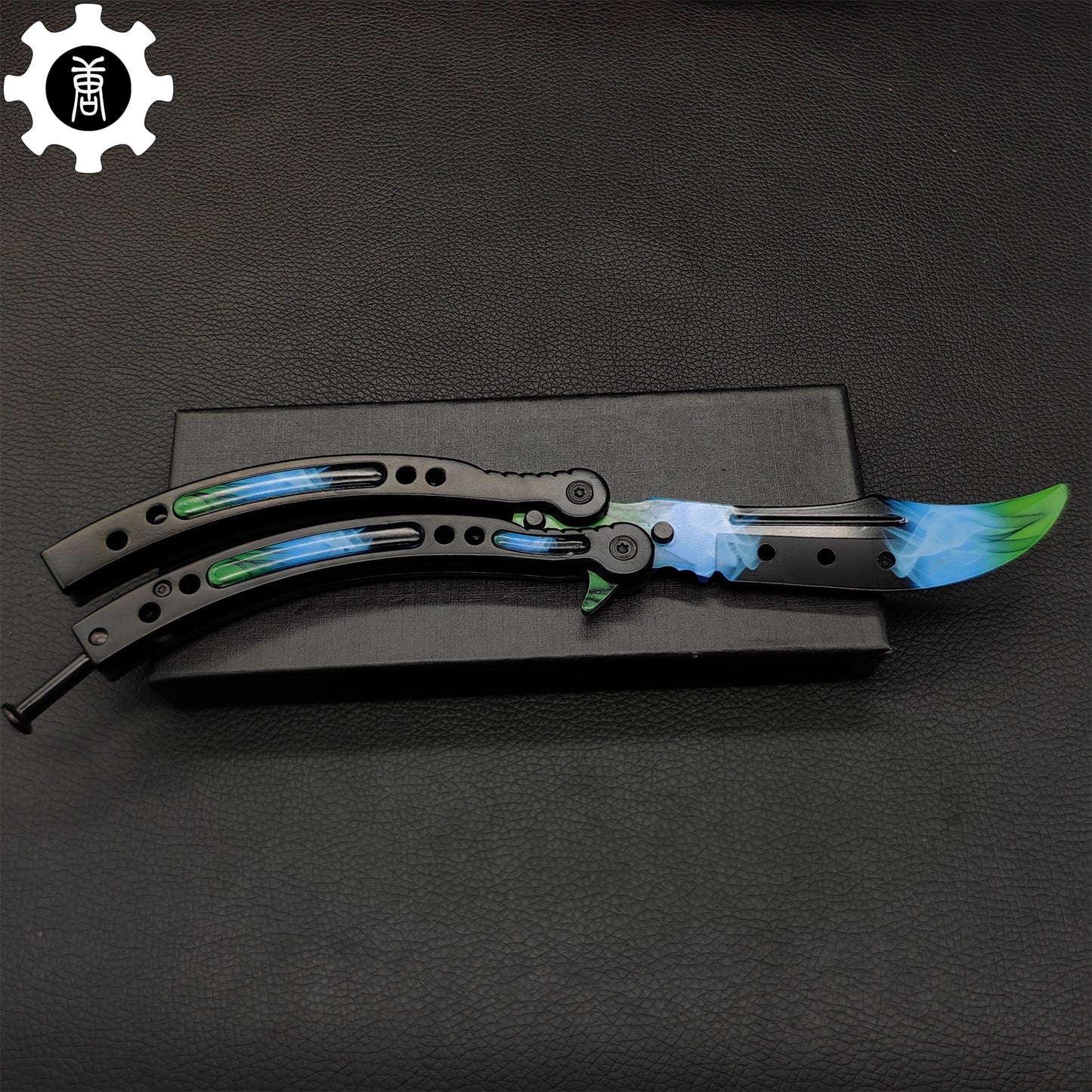 Gamma Doppler Phase 4 Balisong Game Butterfly Knife