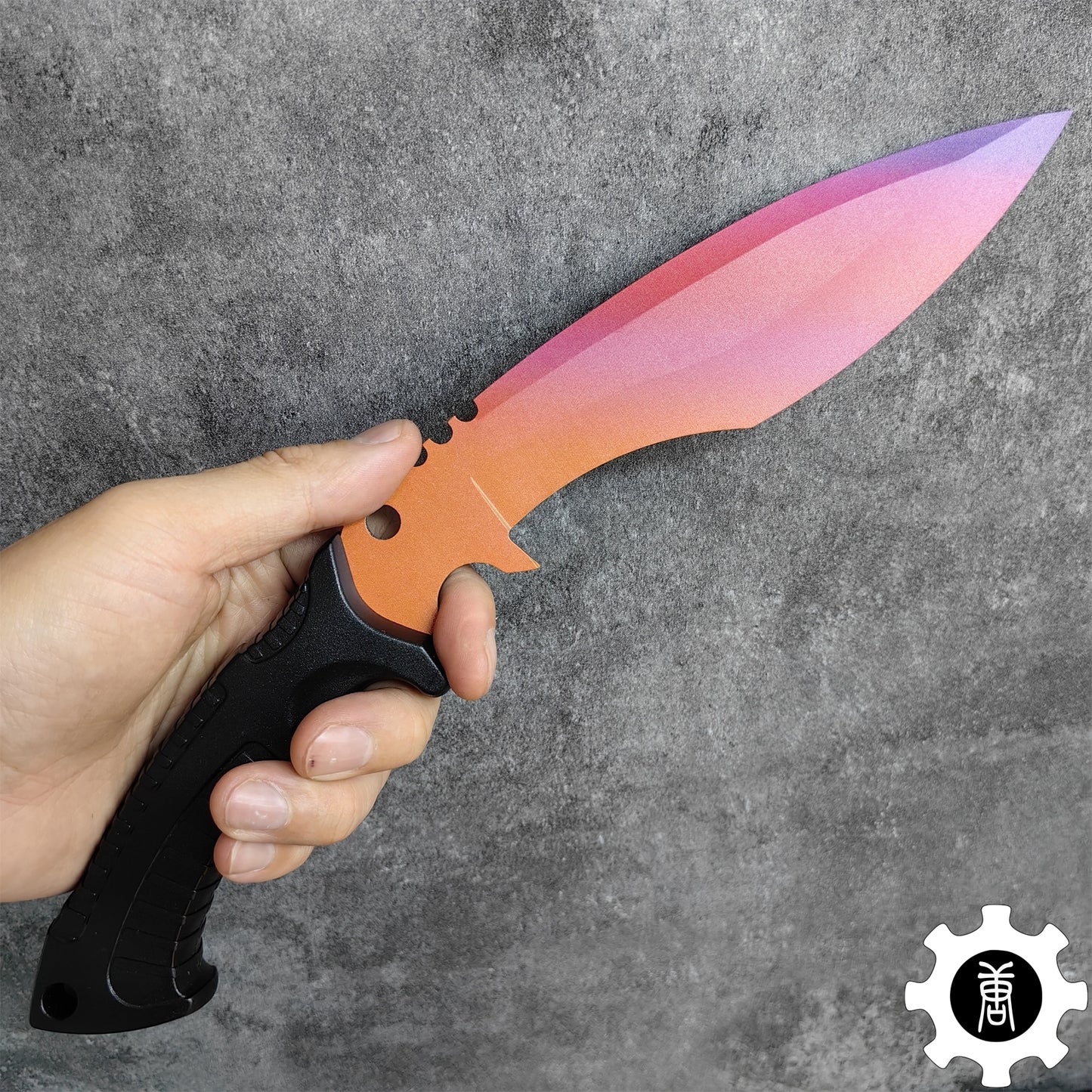 Steel Kukri Knife Blunt Blade Replica