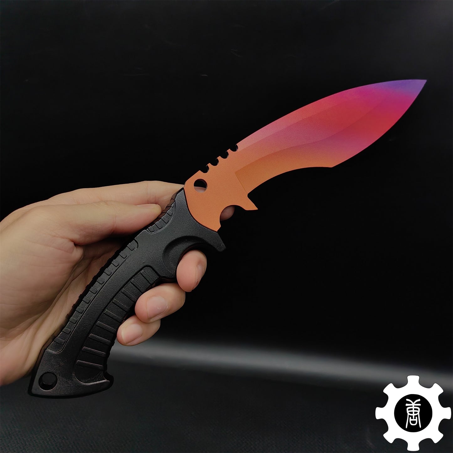 Steel Kukri Knife Blunt Blade Replica