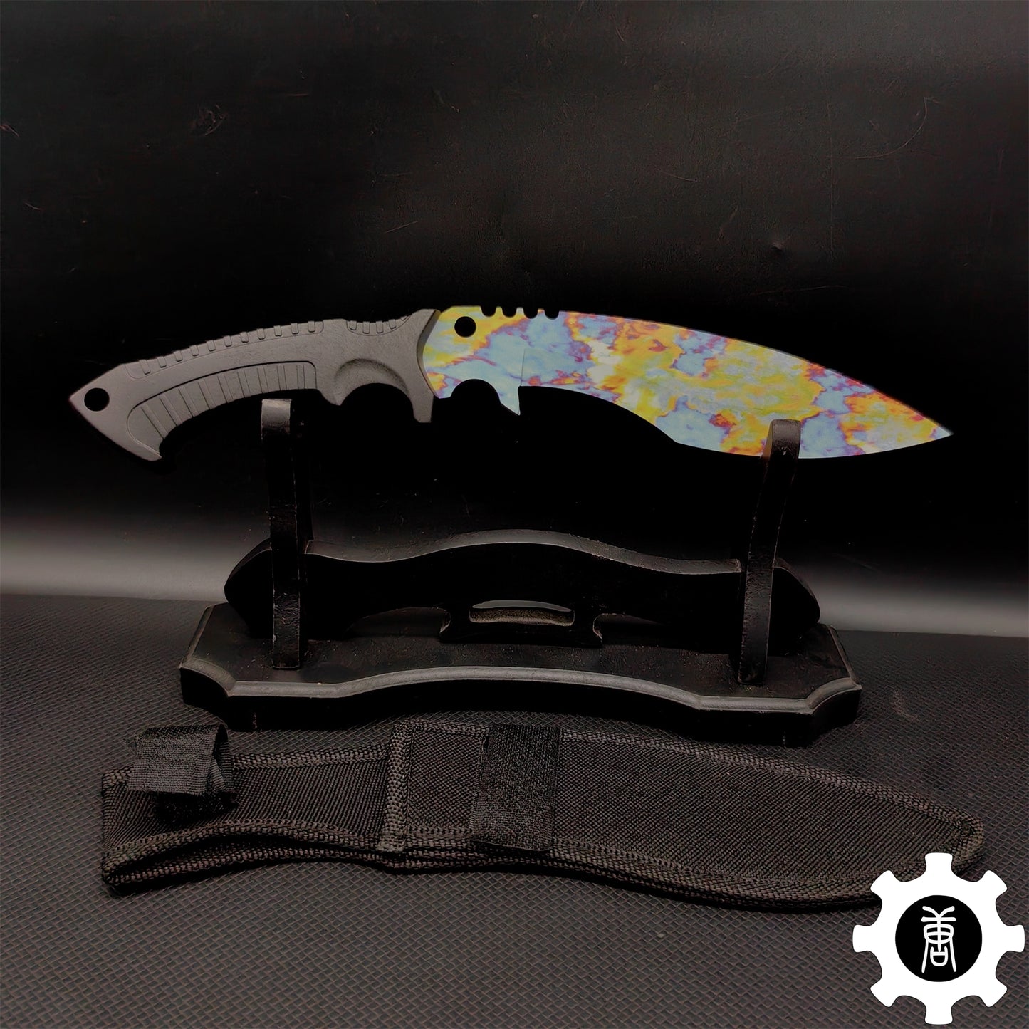 Steel Kukri Knife Blunt Blade Replica