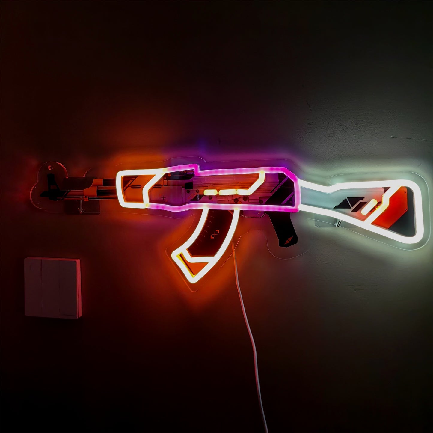 Customized AK47 Rare Skin Neon Light Game Room Decor