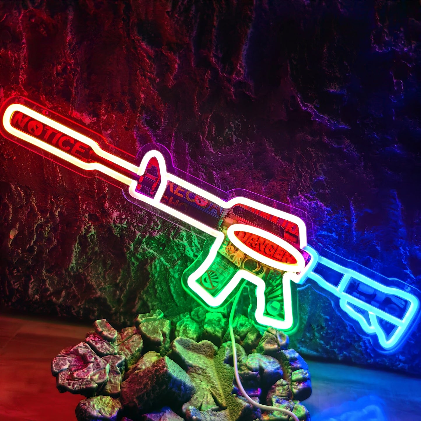 Customized CSGO Rare Skin M4A1-S Neon Light Wall Decor