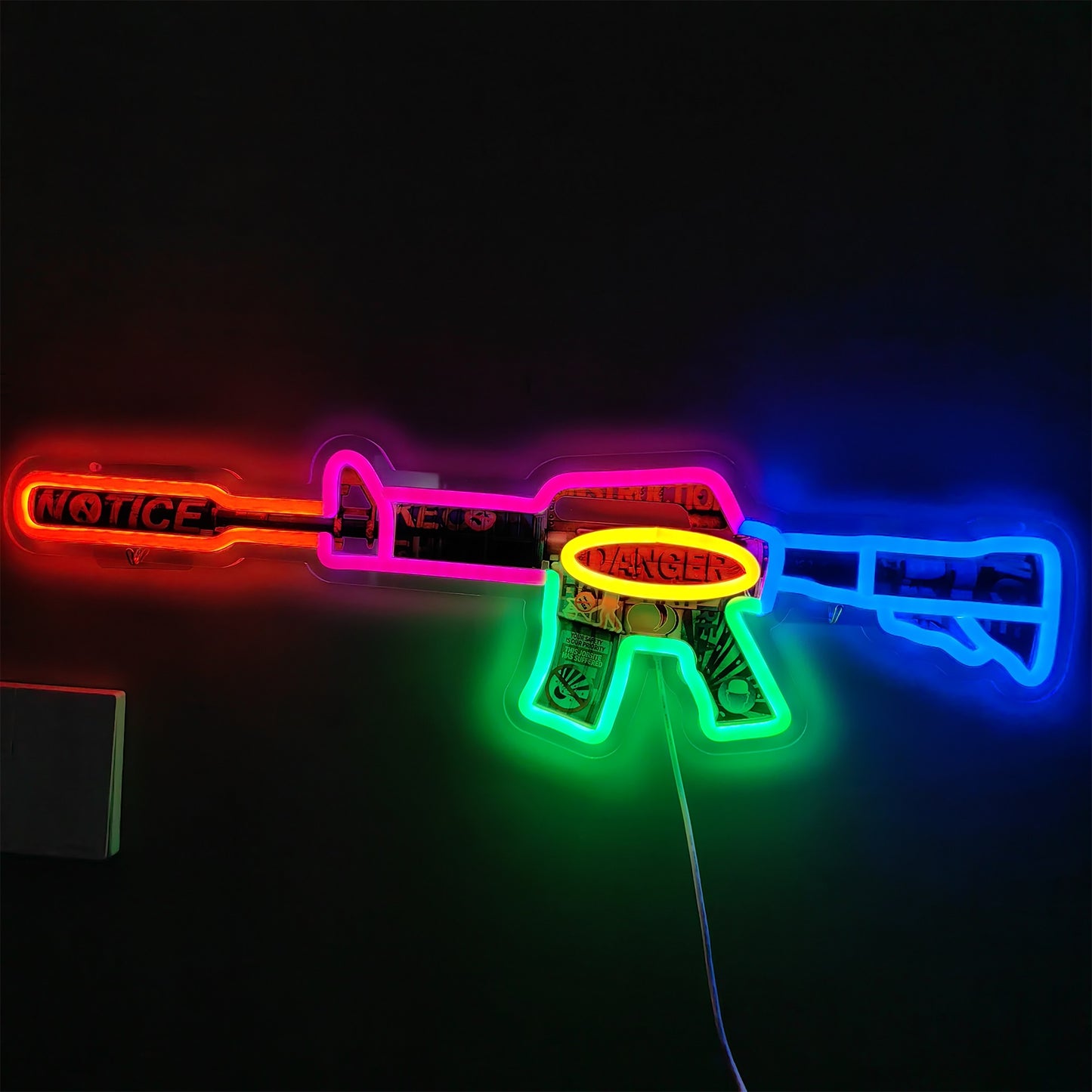 Customized CSGO Rare Skin M4A1-S Neon Light Wall Decor