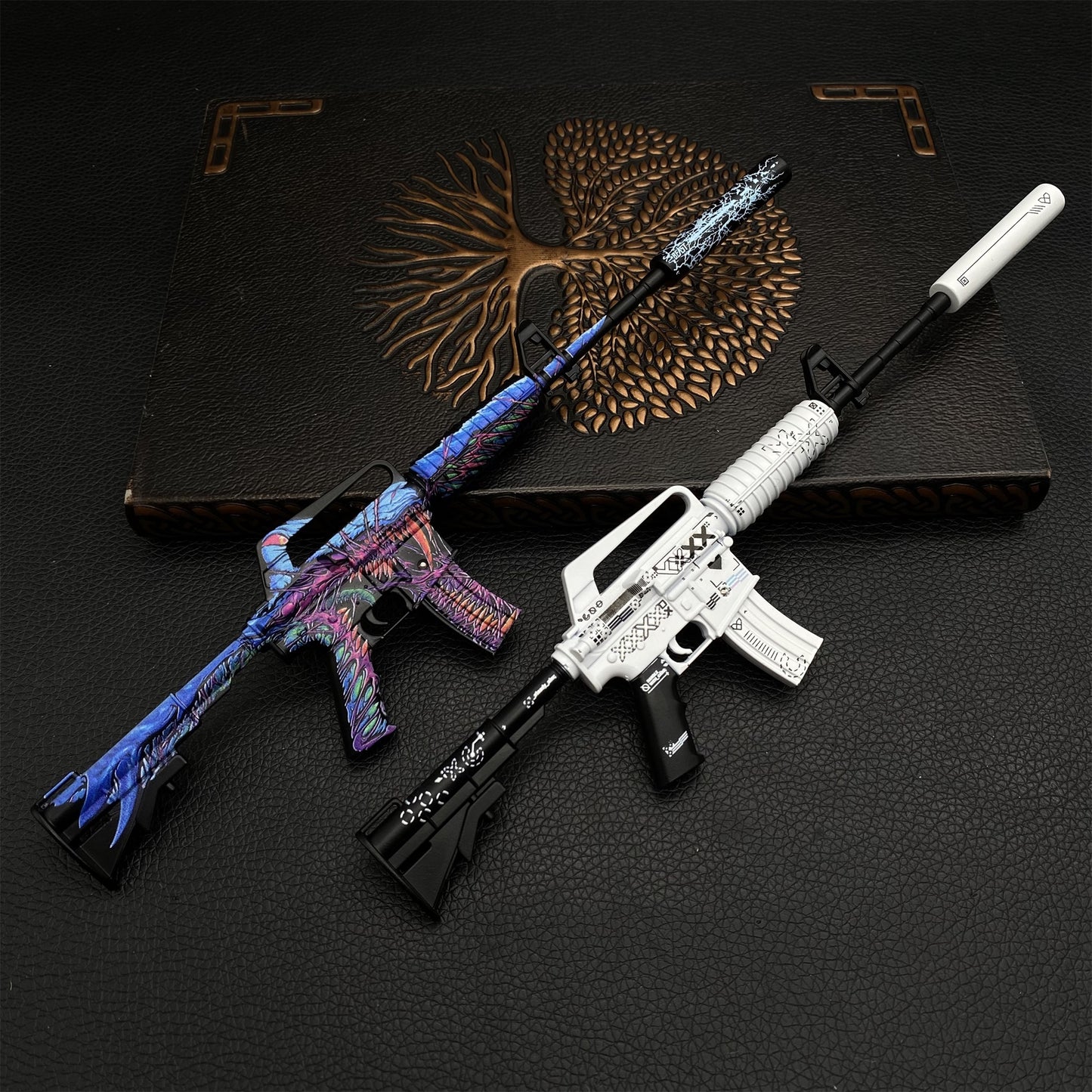 Top Rank Skin M4A1-S Gun Miniature For Collection