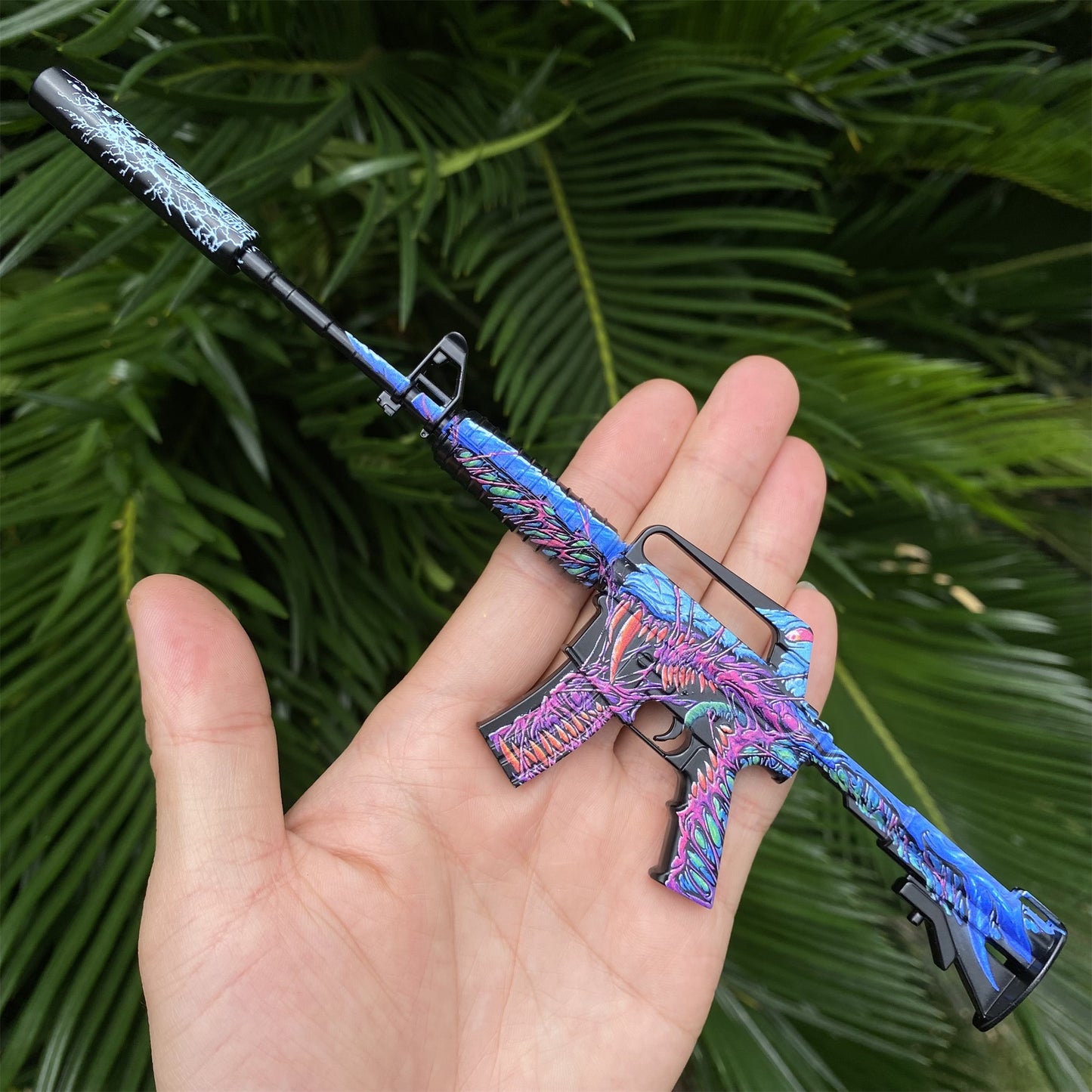 Top Rank Skin M4A1-S Gun Miniature For Collection