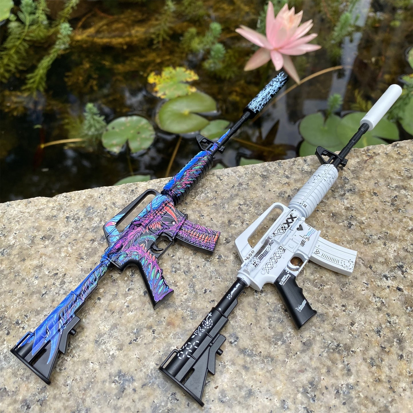 Top Rank Skin M4A1-S Gun Miniature For Collection