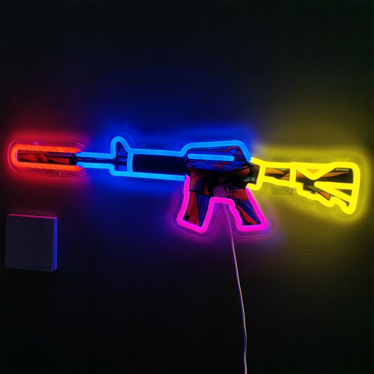 Customized CSGO Rare Skin M4A1-S Neon Light Wall Decor