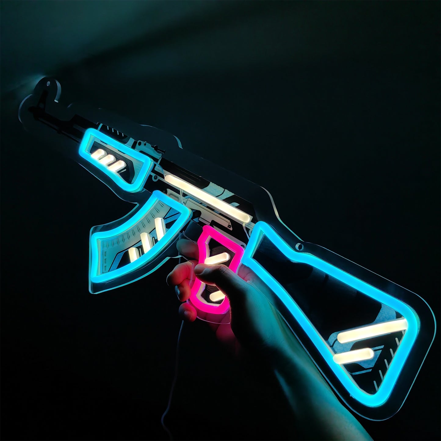 Customized AK47 Rare Skin Neon Light Game Room Decor
