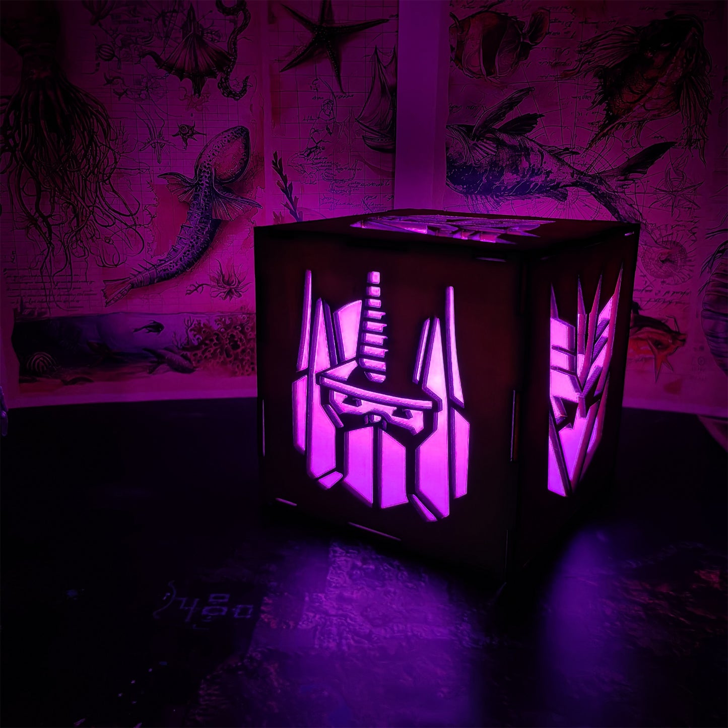 Handmade Car Robot Night Light