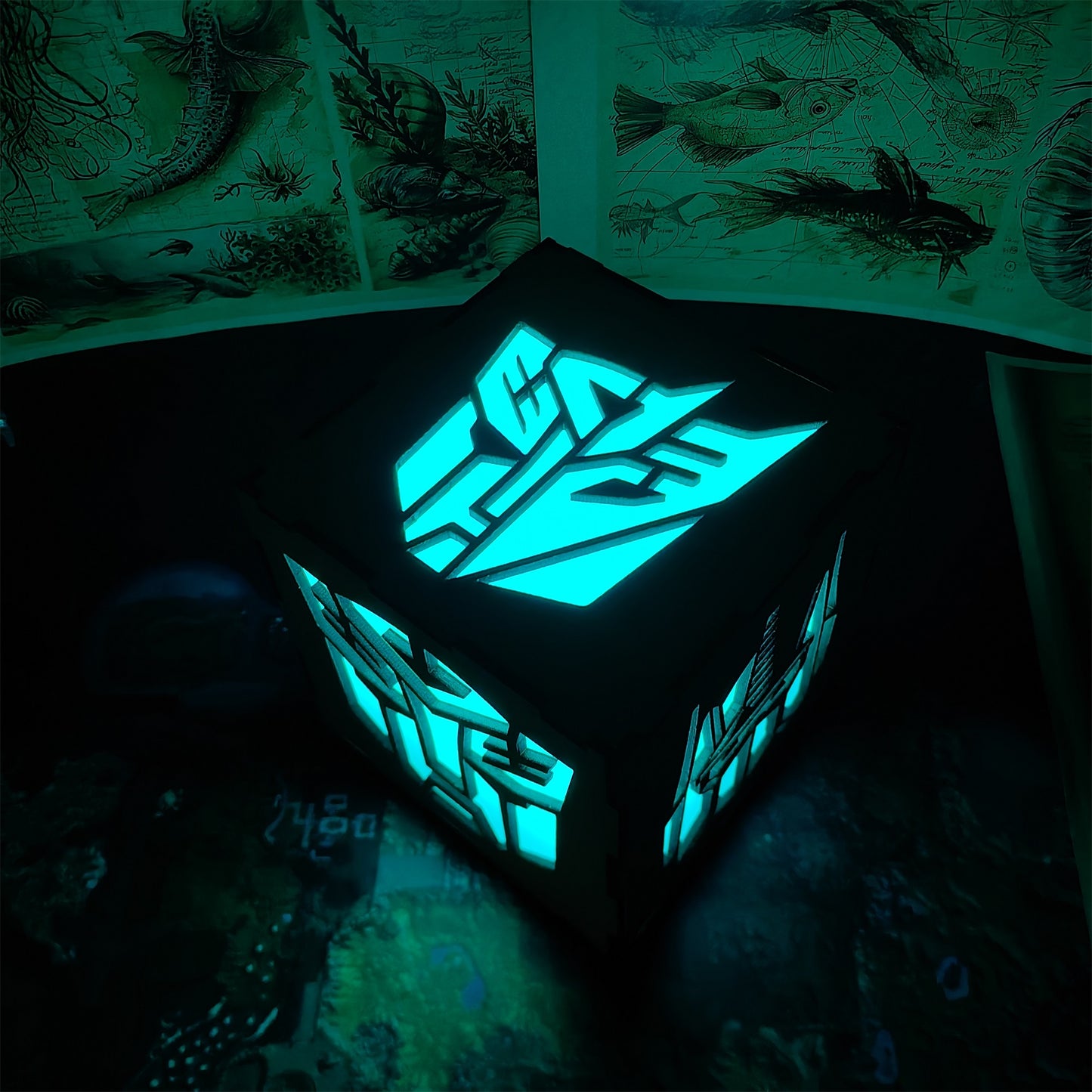 Handmade Car Robot Night Light