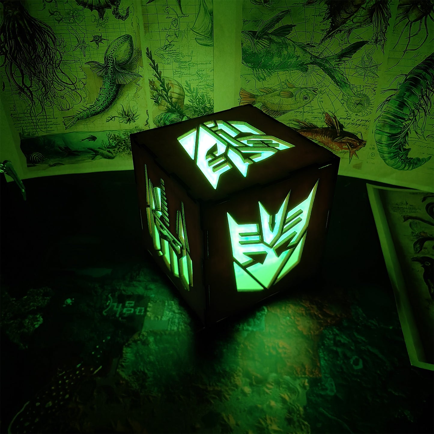 Handmade Car Robot Night Light