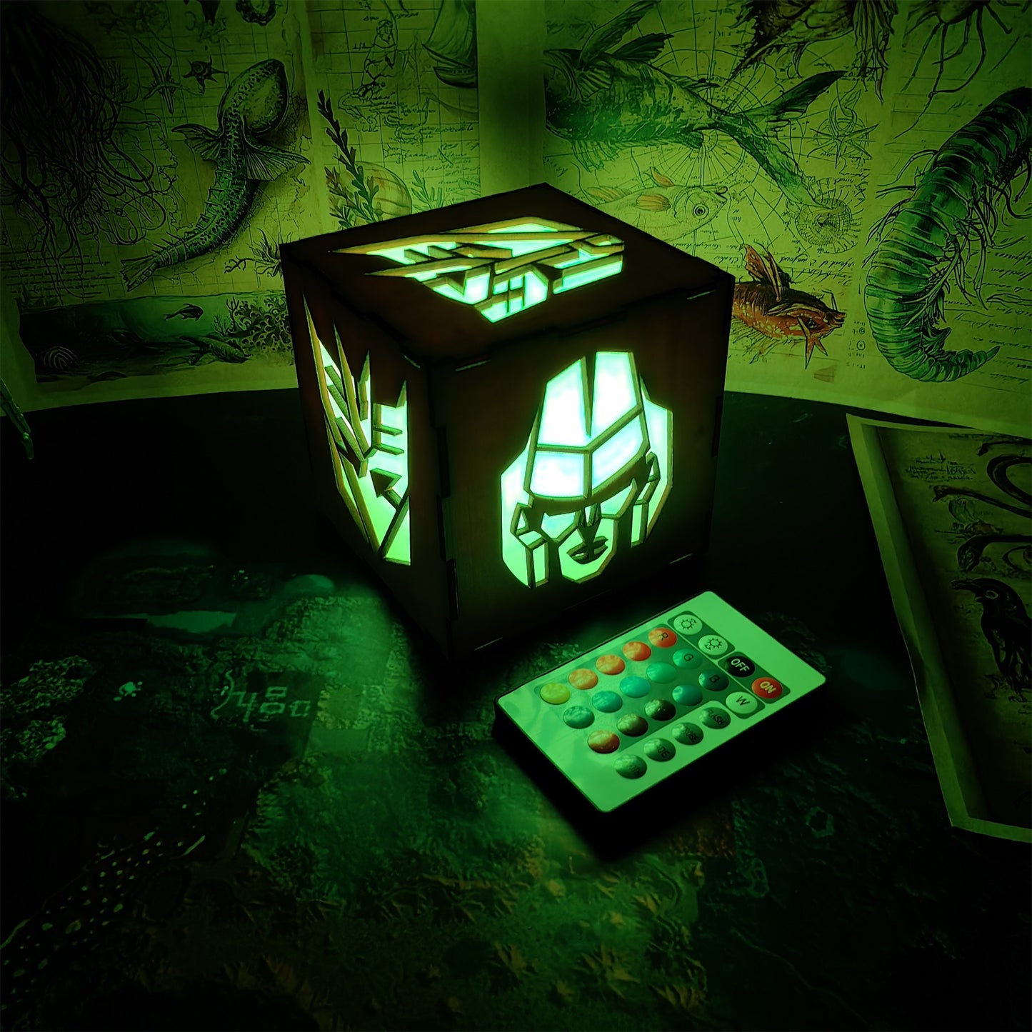 Handmade Car Robot Night Light