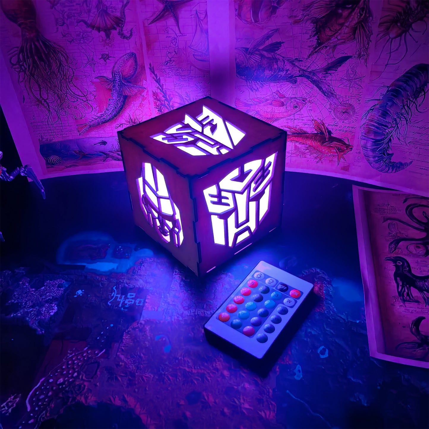 Handmade Car Robot Night Light