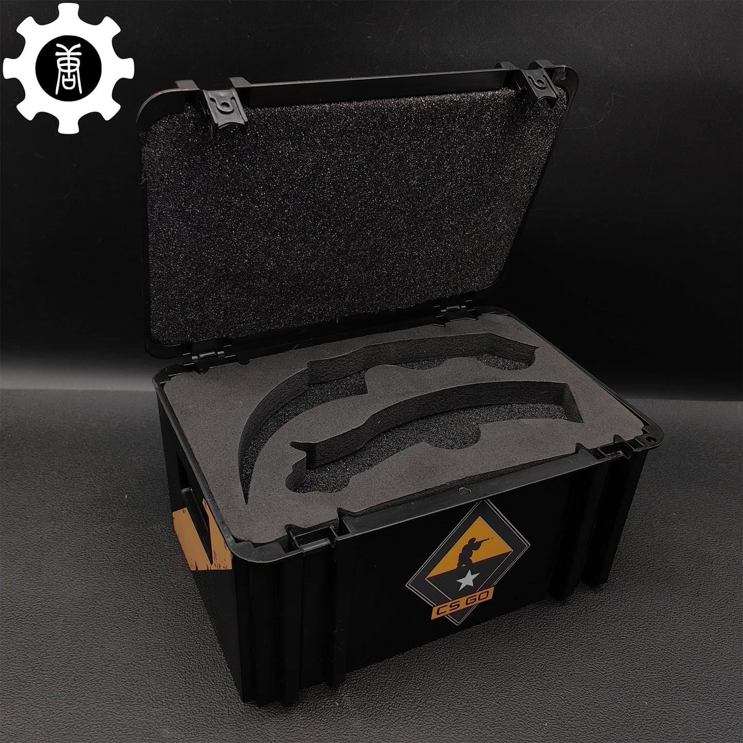 Case Hardened Blunt Blade Karambit & Butterfly Knife Weapon Case