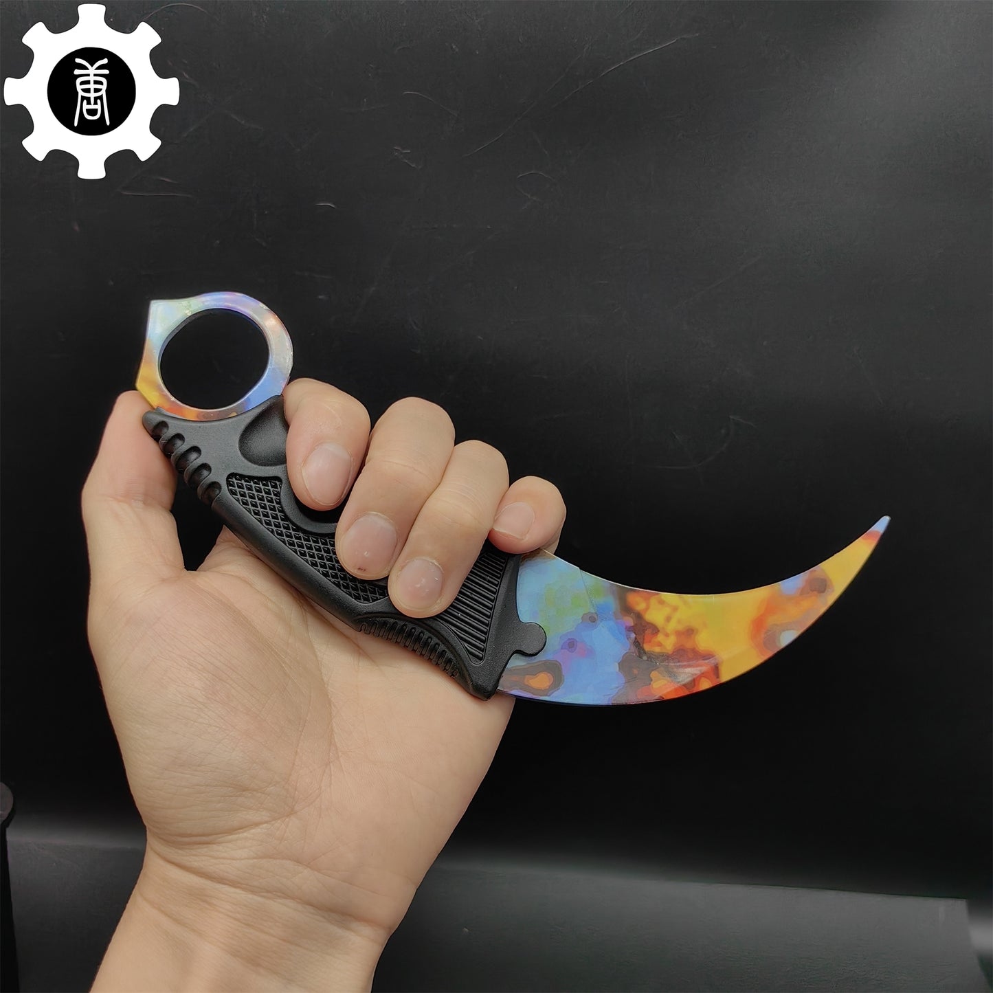 Case Hardened Blunt Blade Karambit & Butterfly Knife Weapon Case