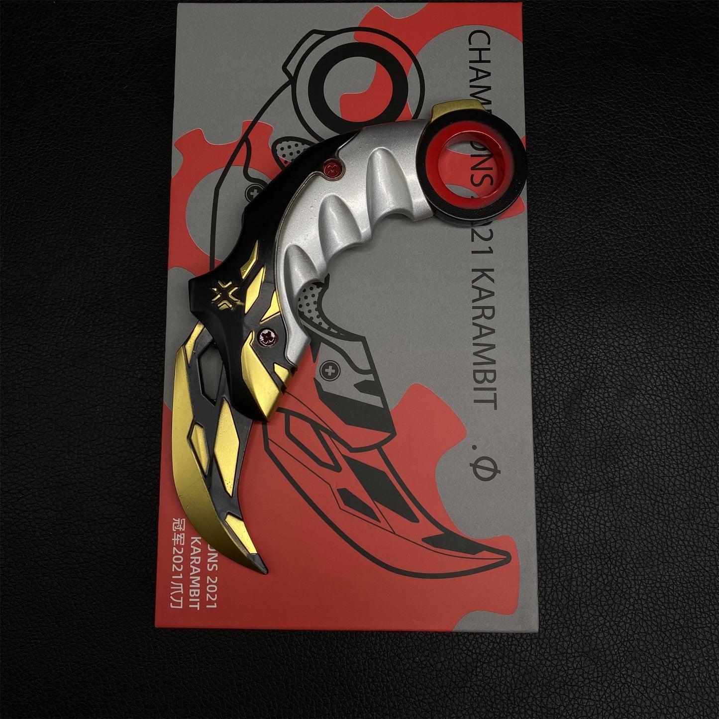 Metal Champion Karambit Blunt Blade Trainer Cosplay Prop