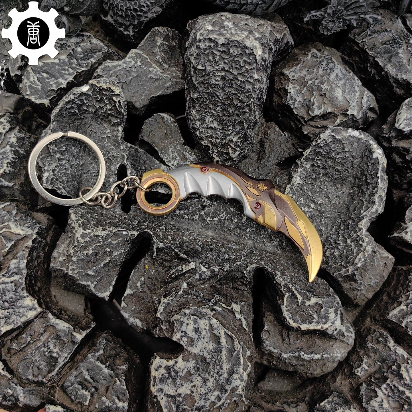 Cool Champions 2021 Karambit Mini Metal Keychain