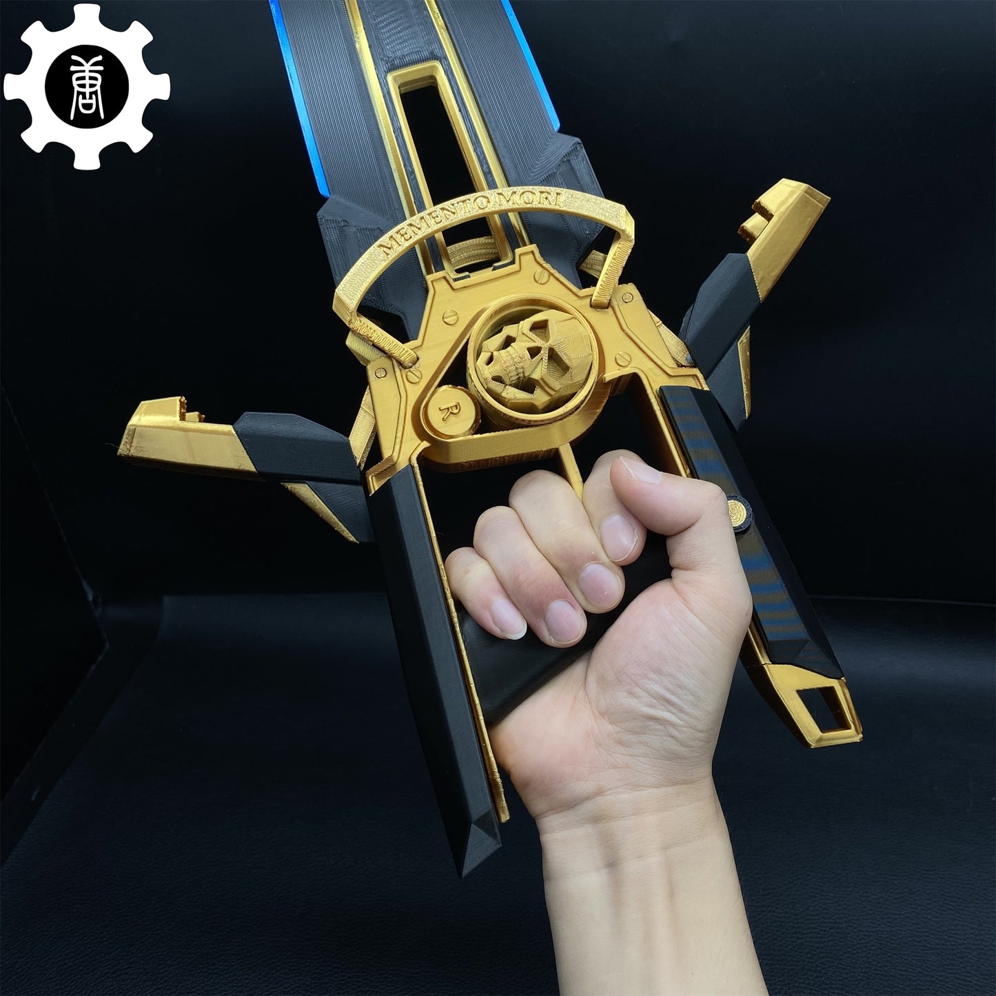 3D-Printed Cobalt Katar Heirloom Cobalt Katar Heirloom