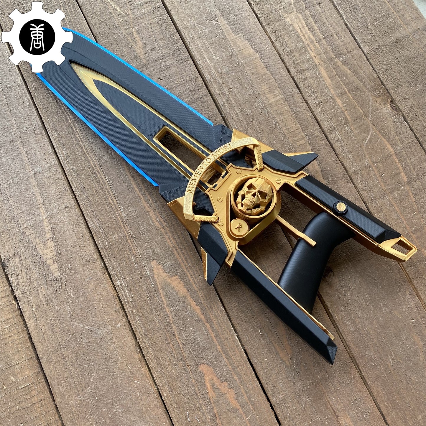 3D-Printed Cobalt Katar Heirloom Cobalt Katar Heirloom