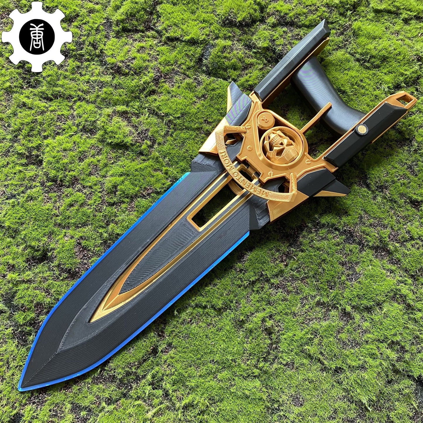 3D-Printed Cobalt Katar Heirloom Cobalt Katar Heirloom