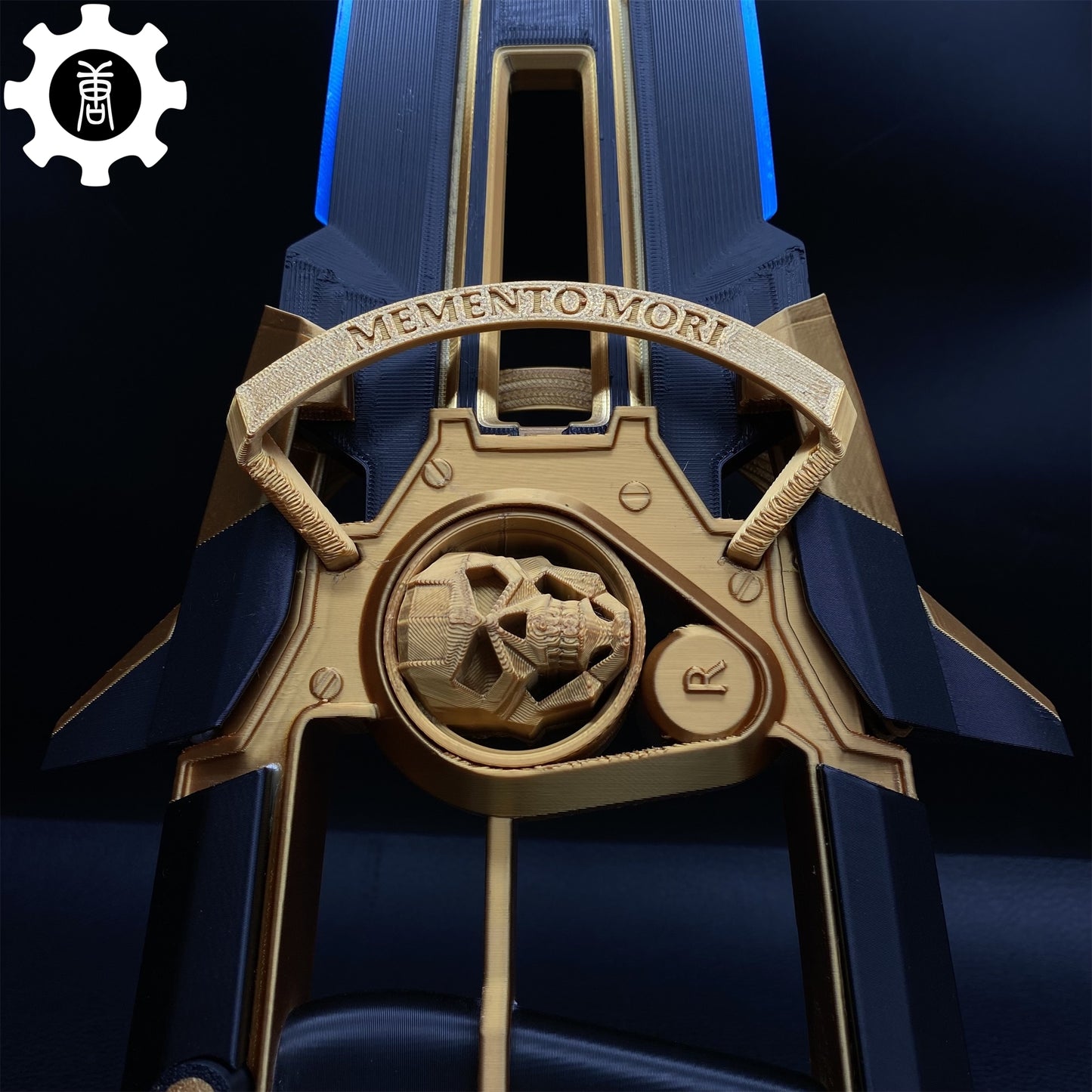 3D-Printed Cobalt Katar Heirloom Cobalt Katar Heirloom