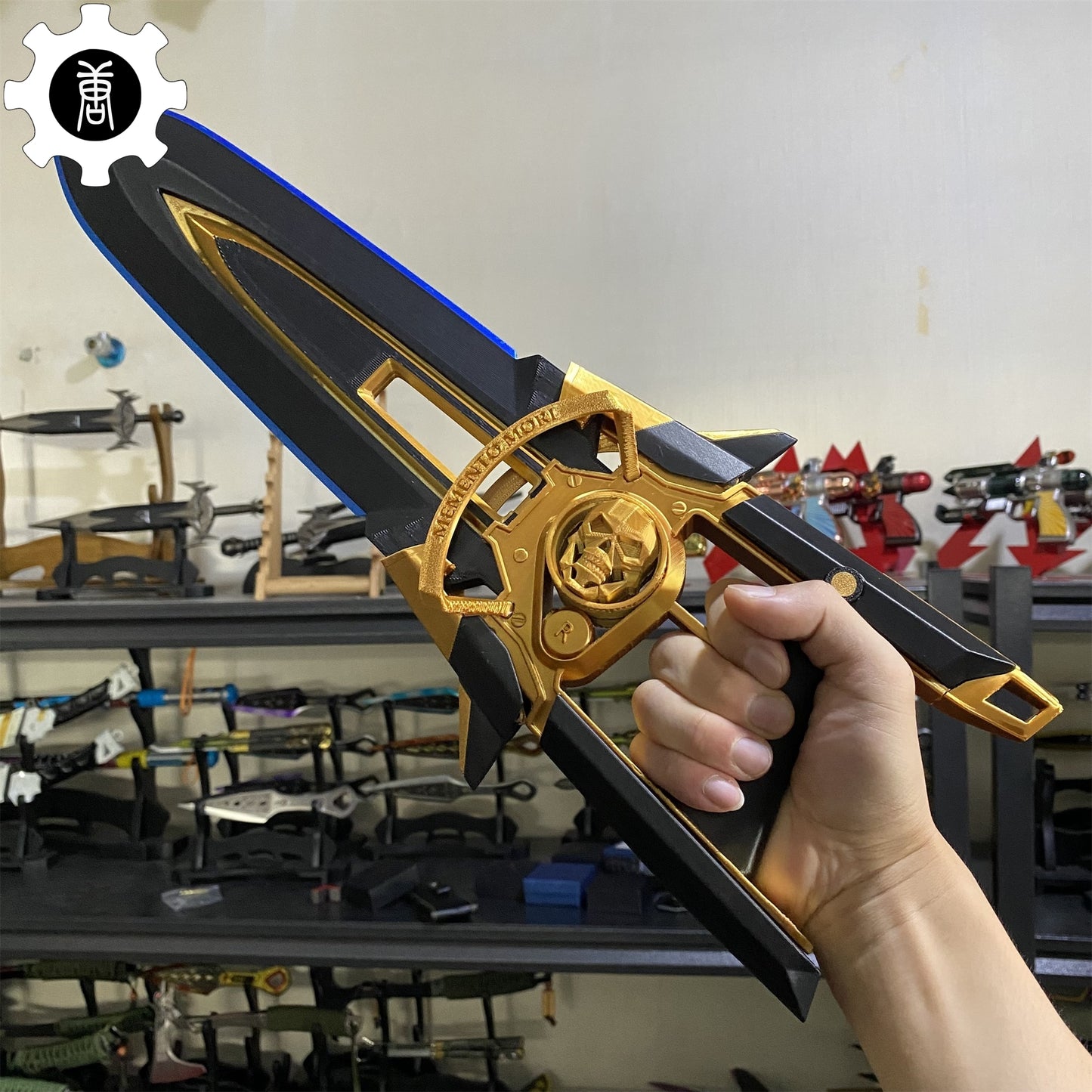 3D-Printed Cobalt Katar Heirloom Cobalt Katar Heirloom