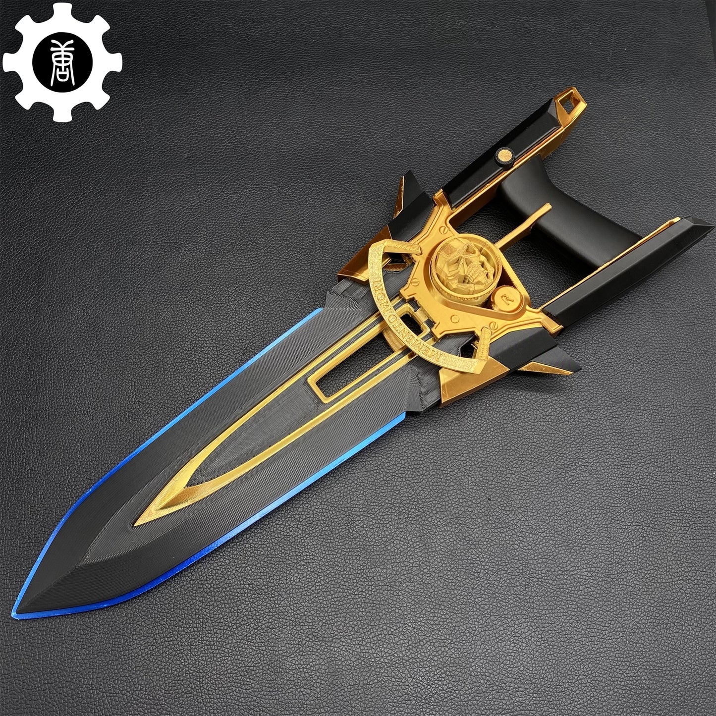 3D-Printed Cobalt Katar Heirloom Cobalt Katar Heirloom