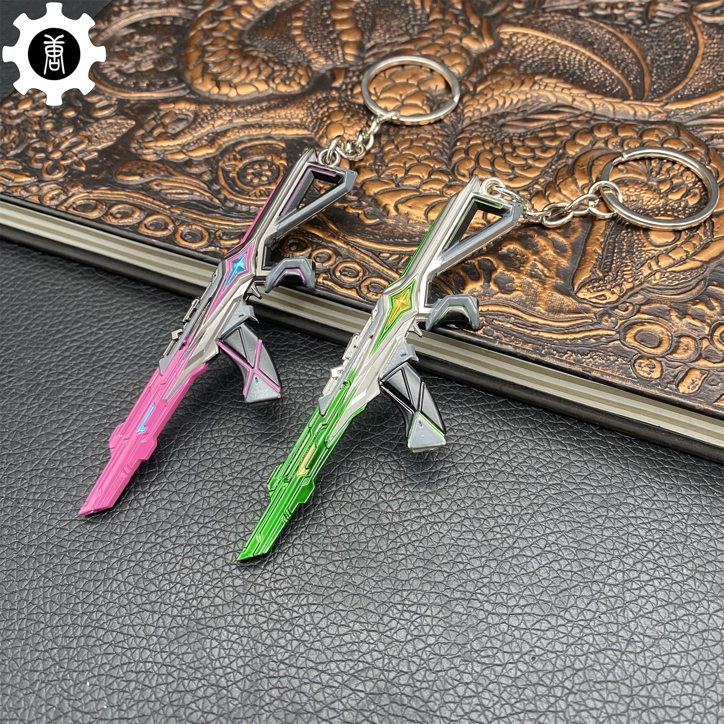 Tiny Comet Vandal Metal Keychain