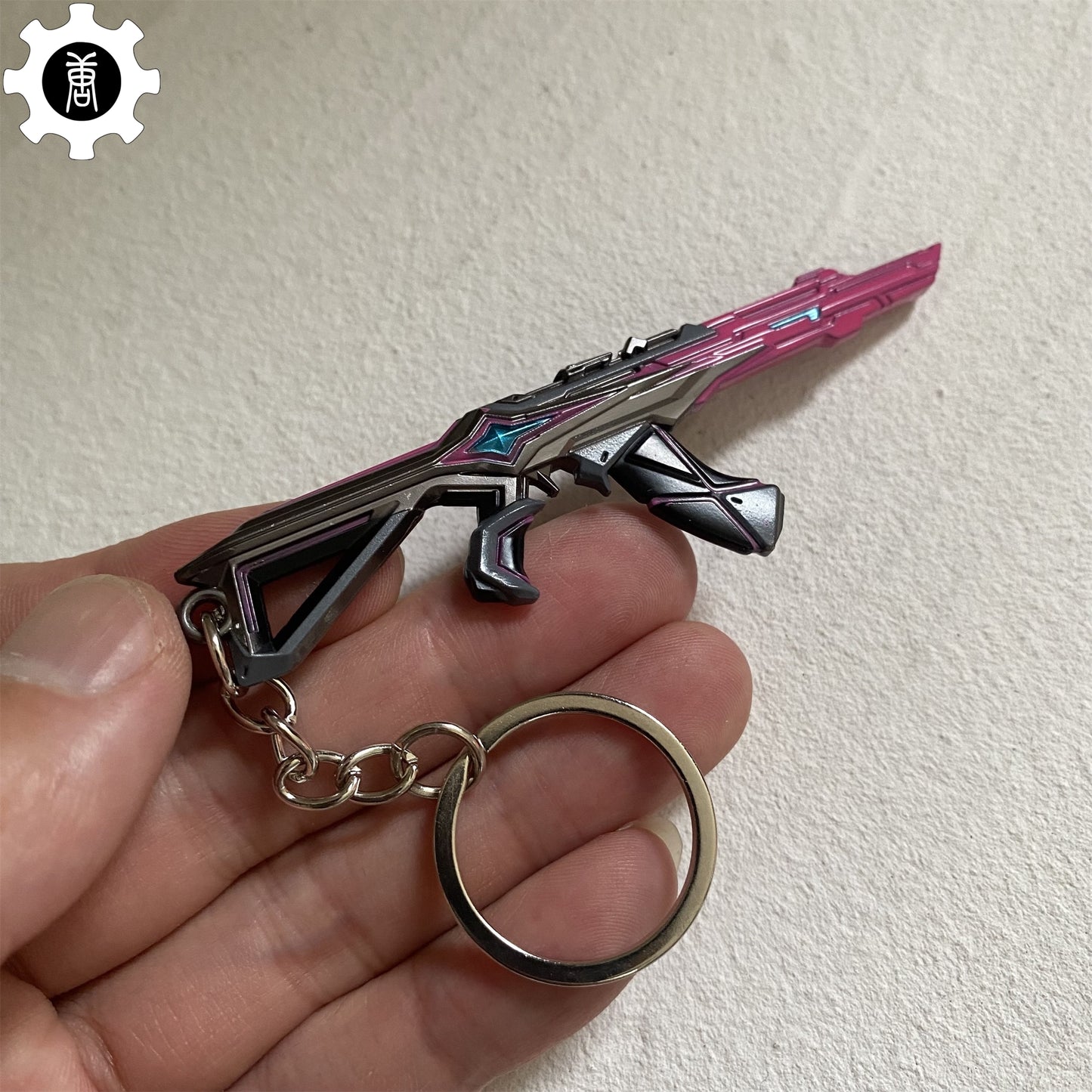Tiny Comet Vandal Metal Keychain