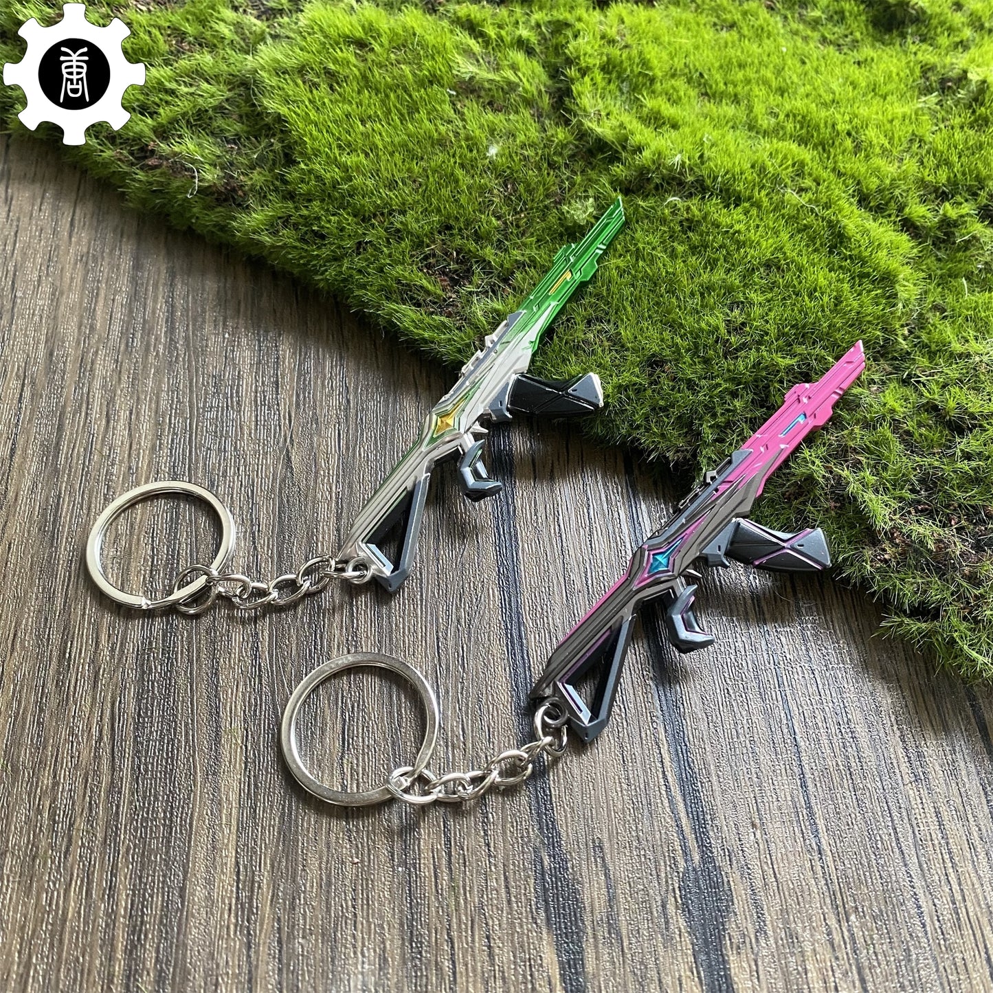 Tiny Comet Vandal Metal Keychain