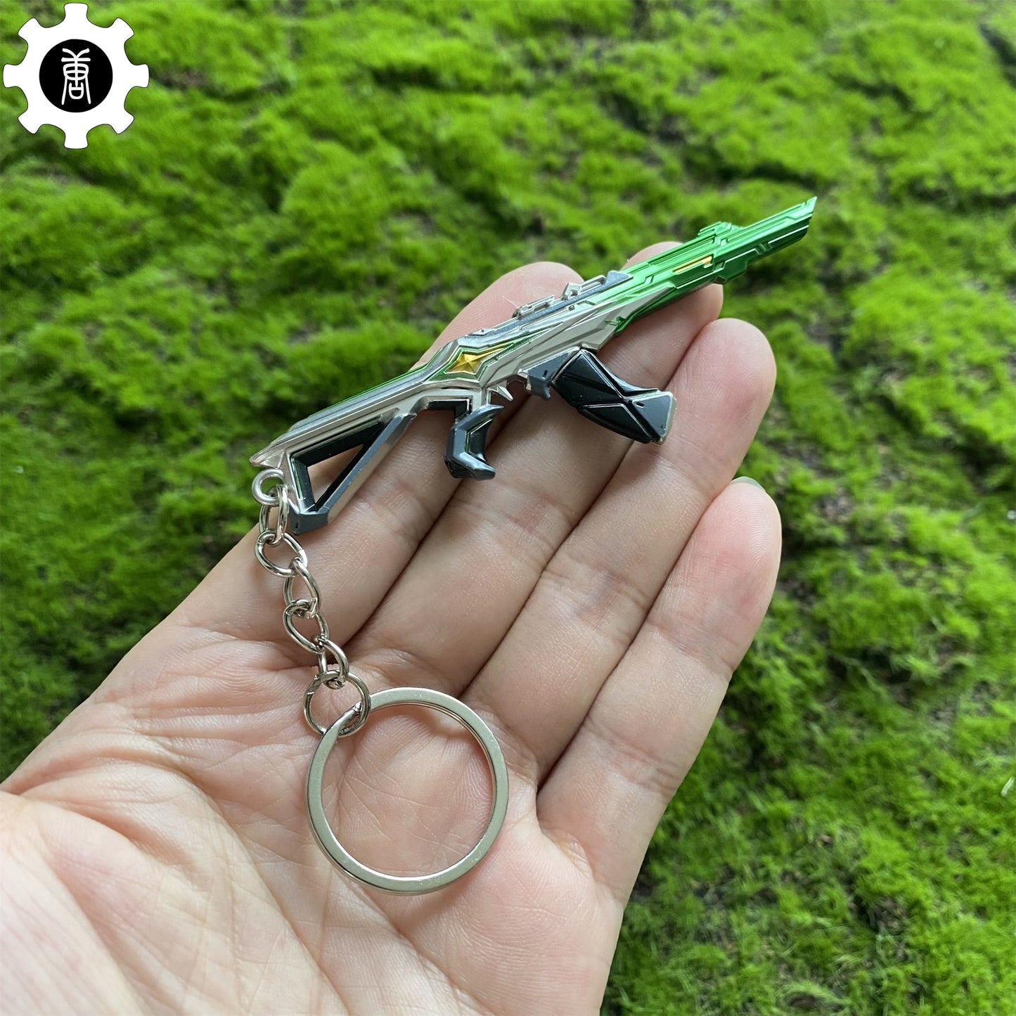 Tiny Comet Vandal Metal Keychain