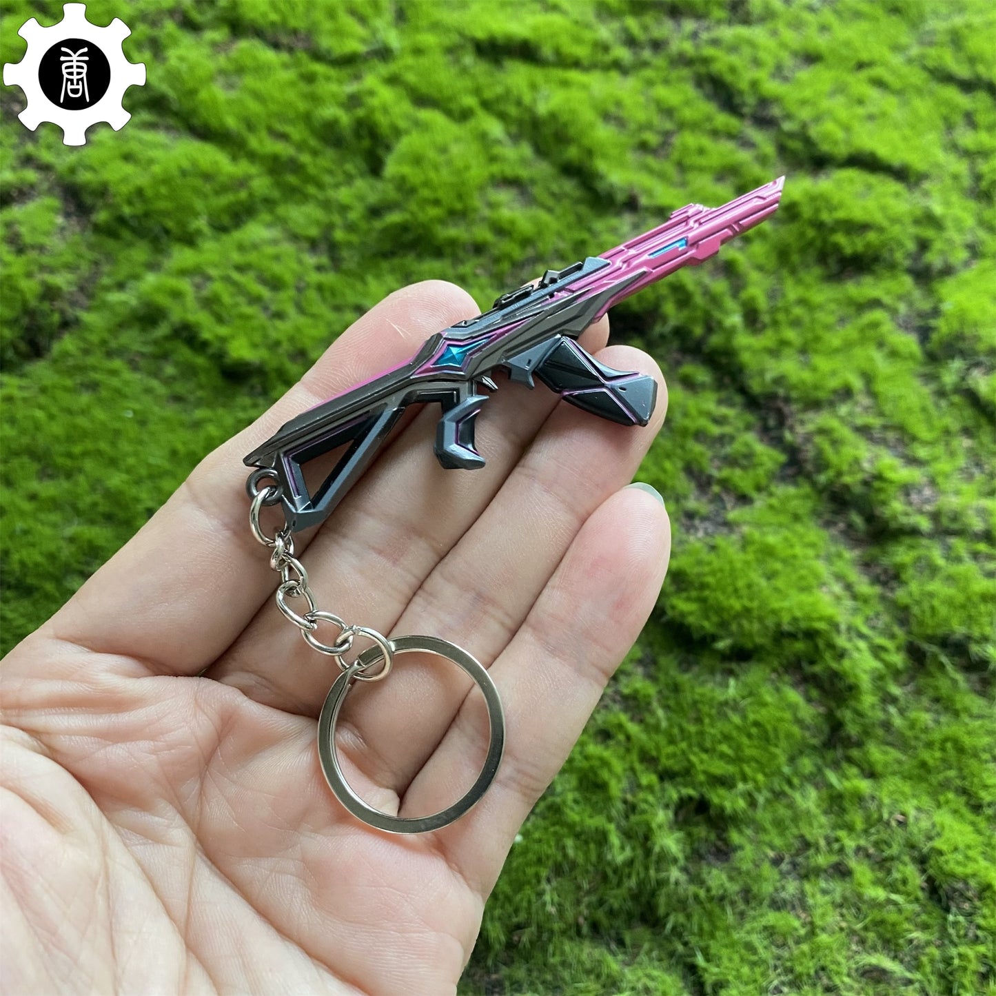 Tiny Comet Vandal Metal Keychain