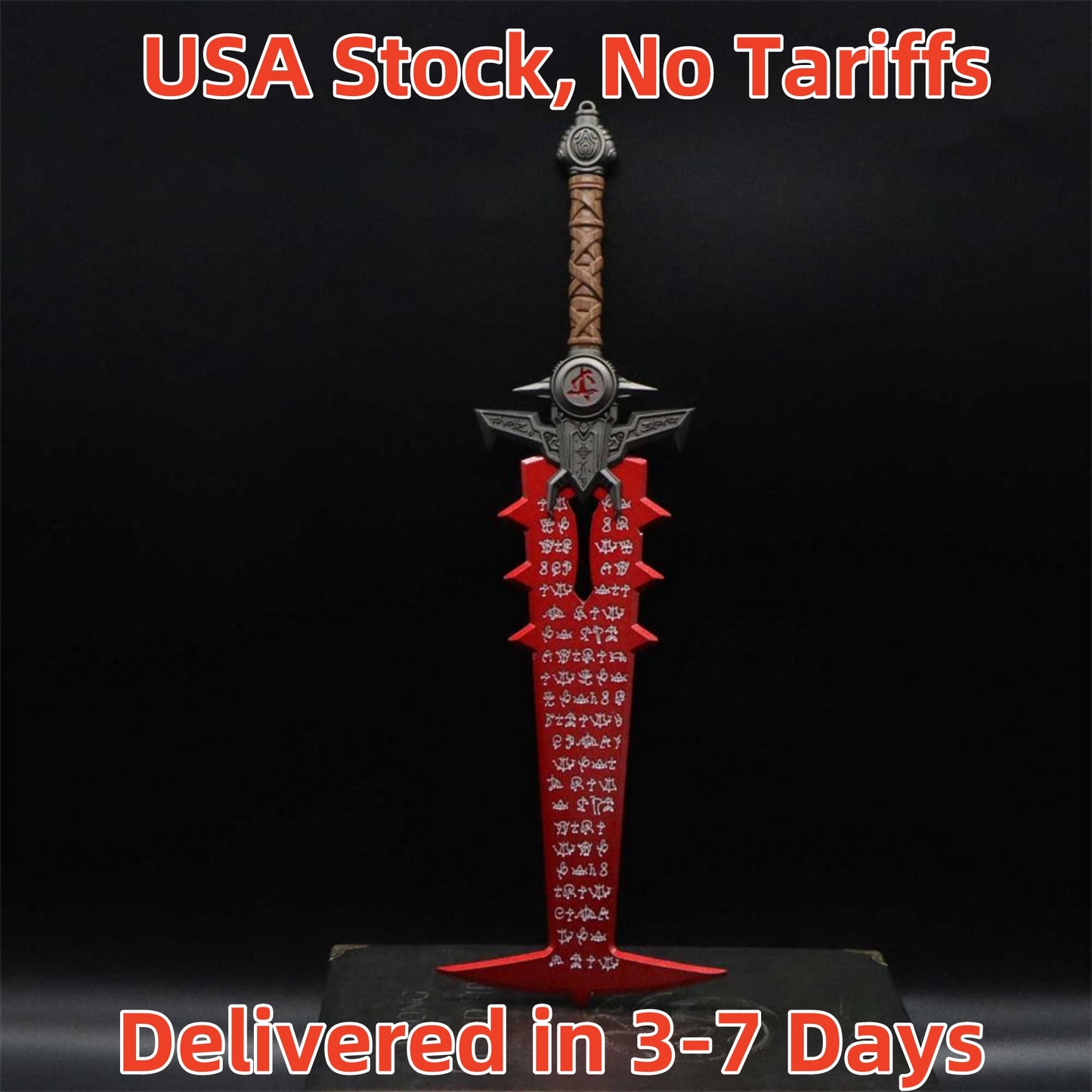Crucible Sword Blunt Blade Metal Replica 30CM/11.8'' USA Only