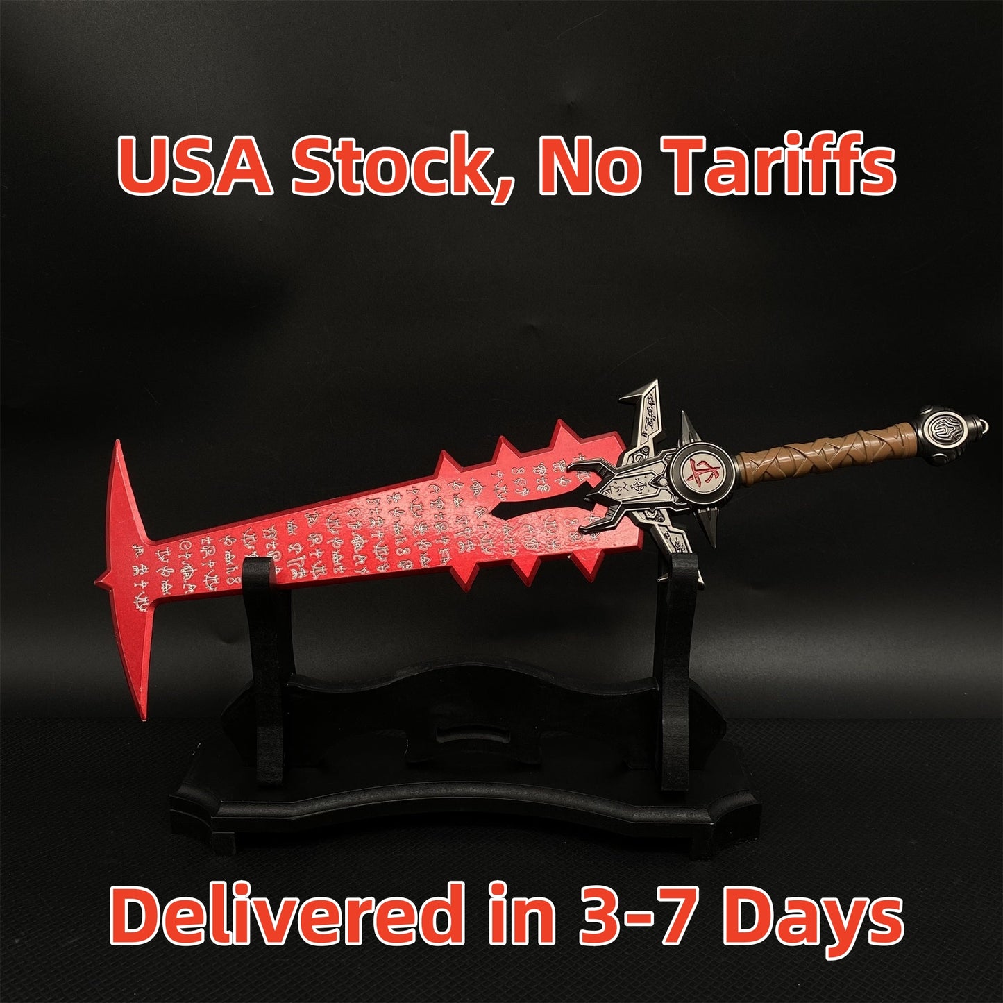 Crucible Sword Blunt Blade Metal Replica 30CM/11.8'' USA Only