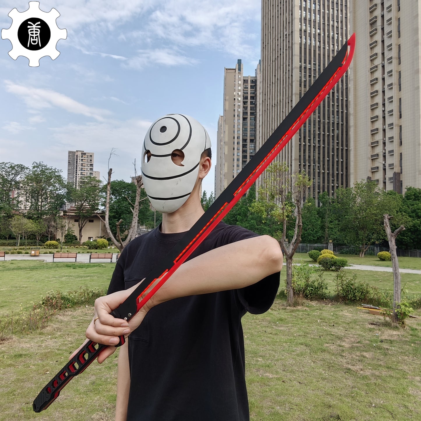 Cyberpunk Errata Red Thermal Katana Game Cosplay Prop