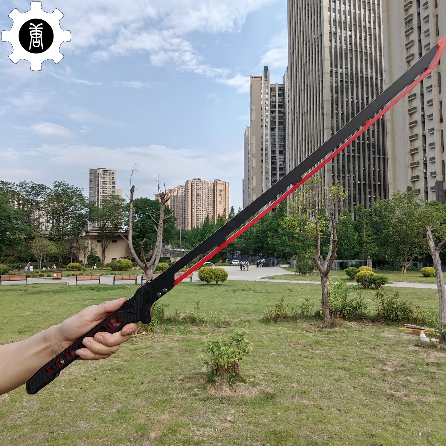 Cyberpunk Errata Red Thermal Katana Game Cosplay Prop