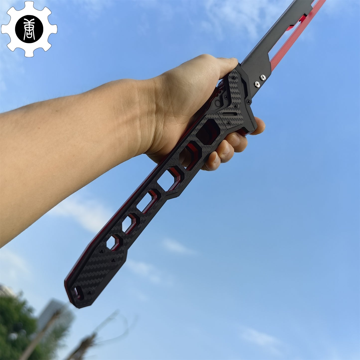 Cyberpunk Errata Red Thermal Katana Game Cosplay Prop