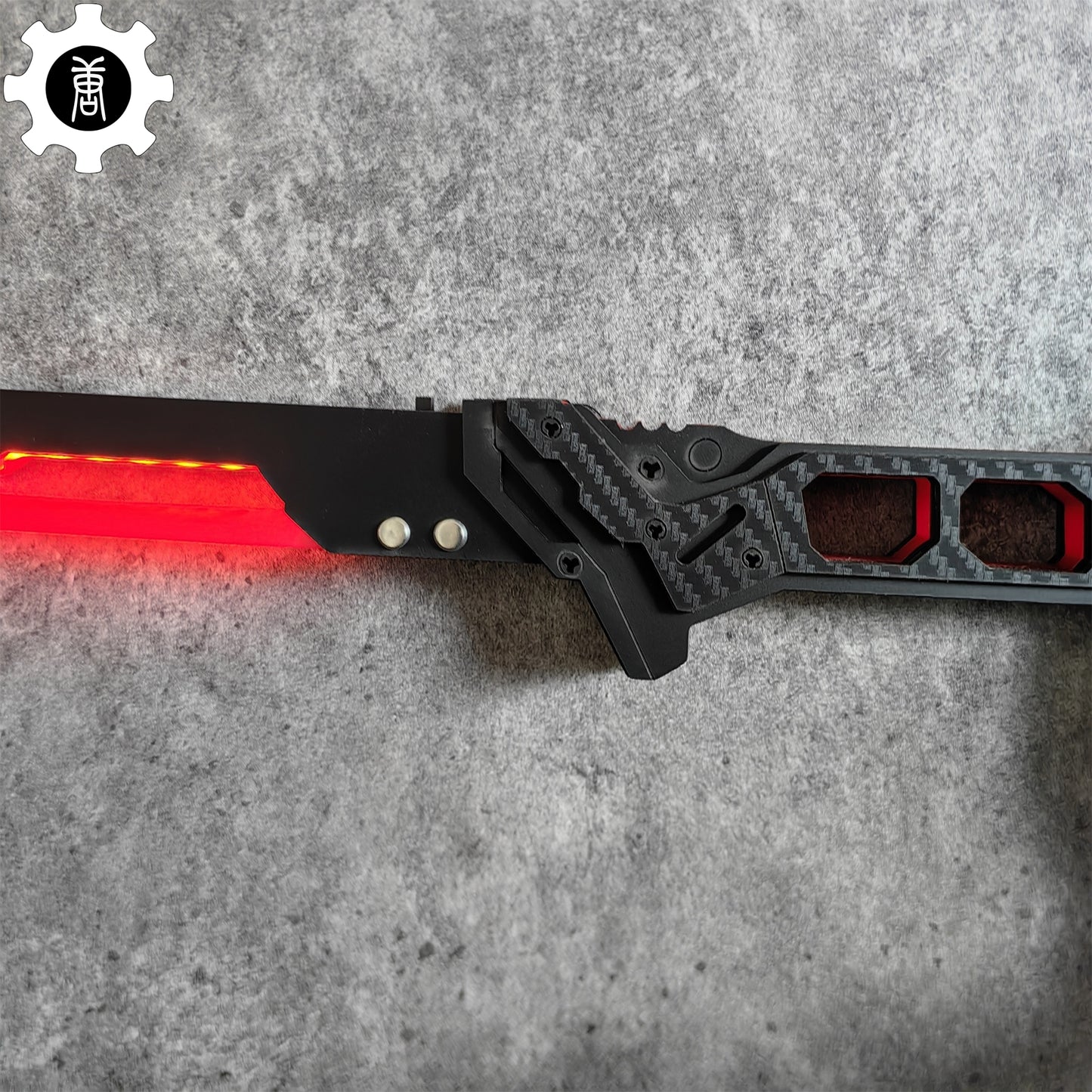 Cyberpunk Errata Red Thermal Katana Game Cosplay Prop