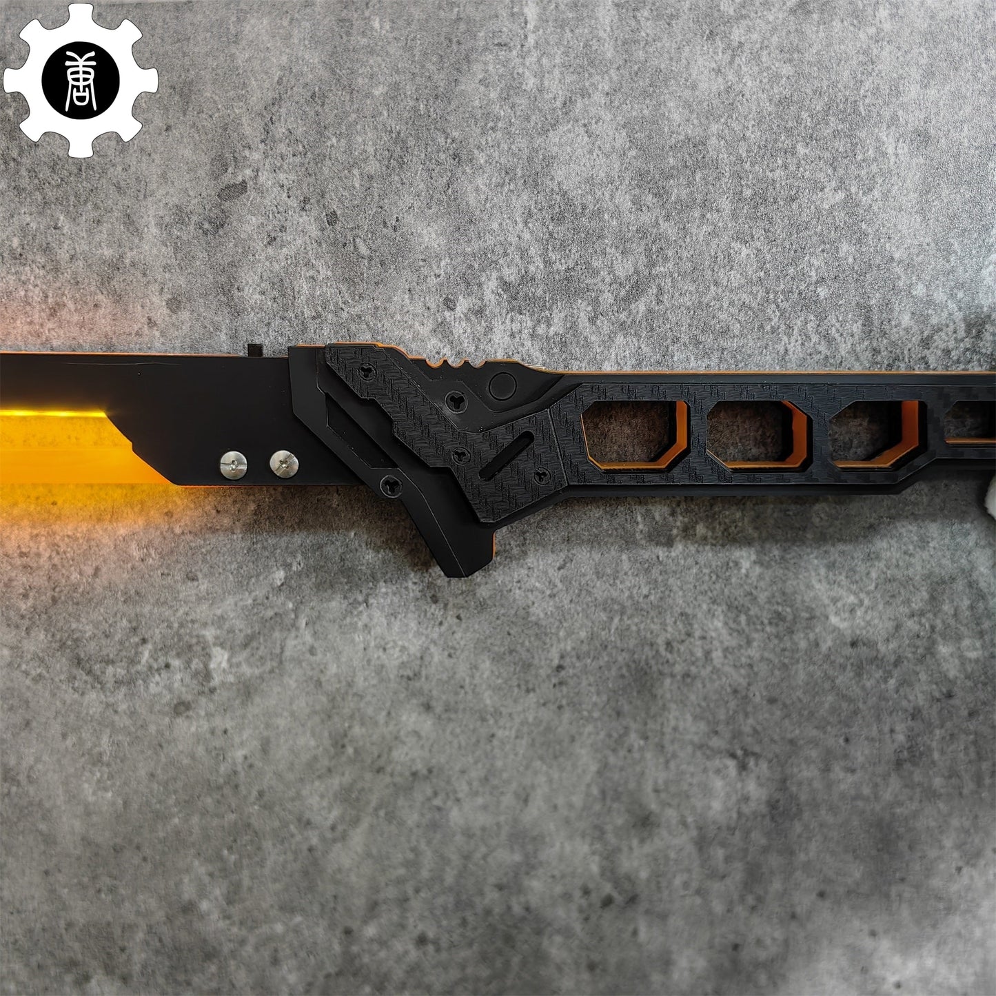 Cyberpunk Errata Yellow Thermal Katana Game Cosplay Prop