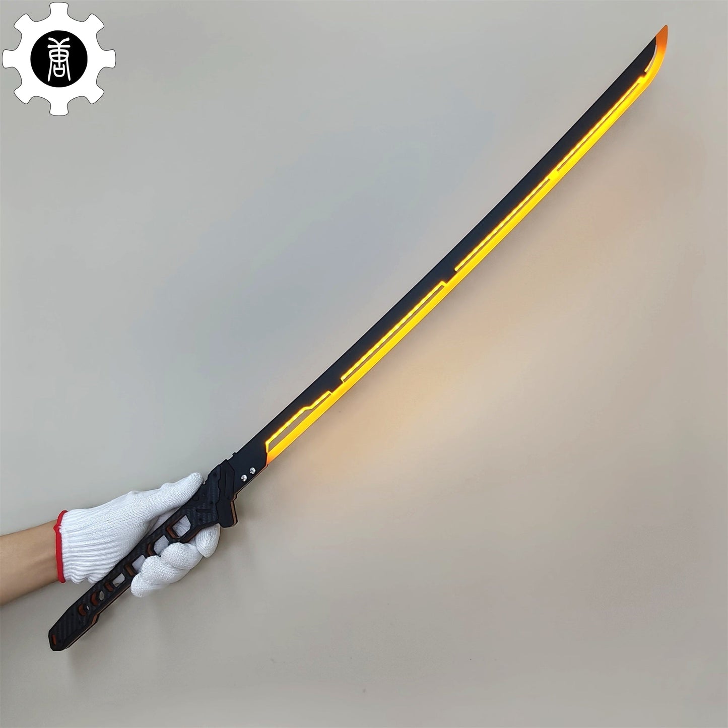 Cyberpunk Errata Yellow Thermal Katana Game Cosplay Prop