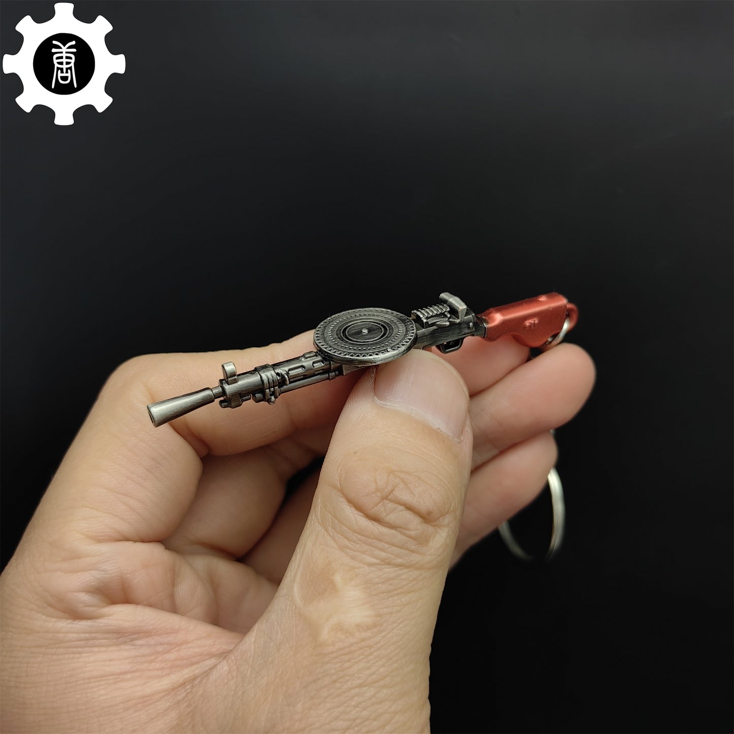 5 in 1 World Famous Machine Gun Keychain