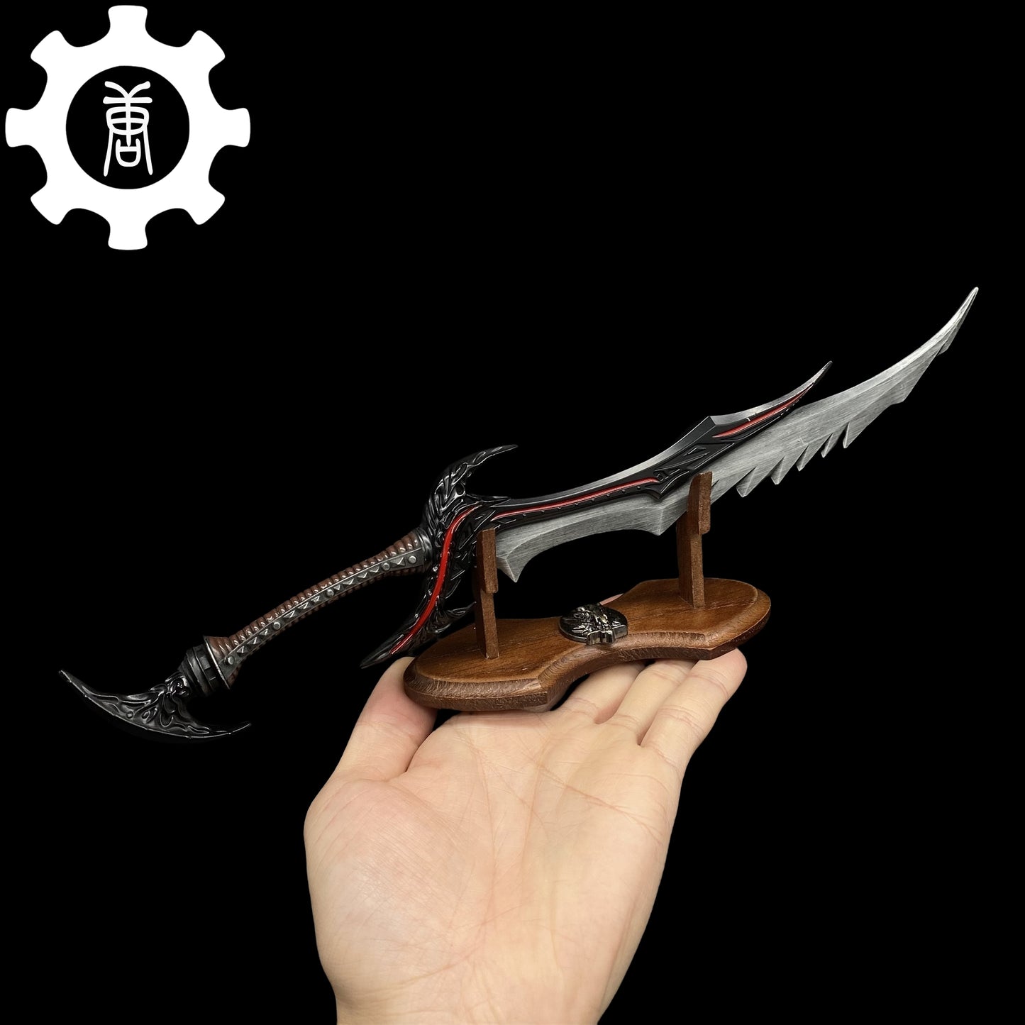 Skyrim Daedric Sword Metal Replica New Version