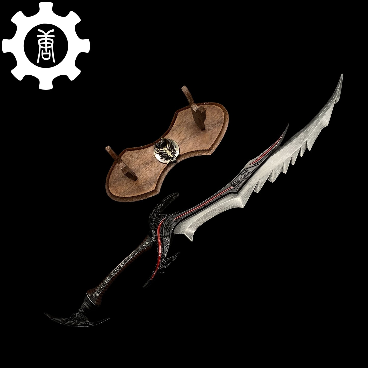 Skyrim Daedric Sword Metal Replica New Version